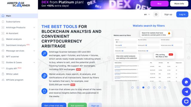 Arbitrage Scanner crypto trading bot review