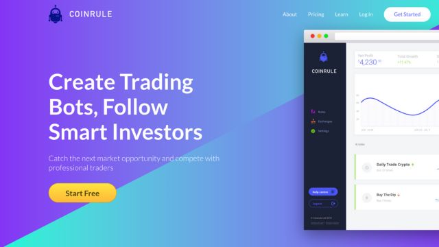 coinrule crypto trading bot review
